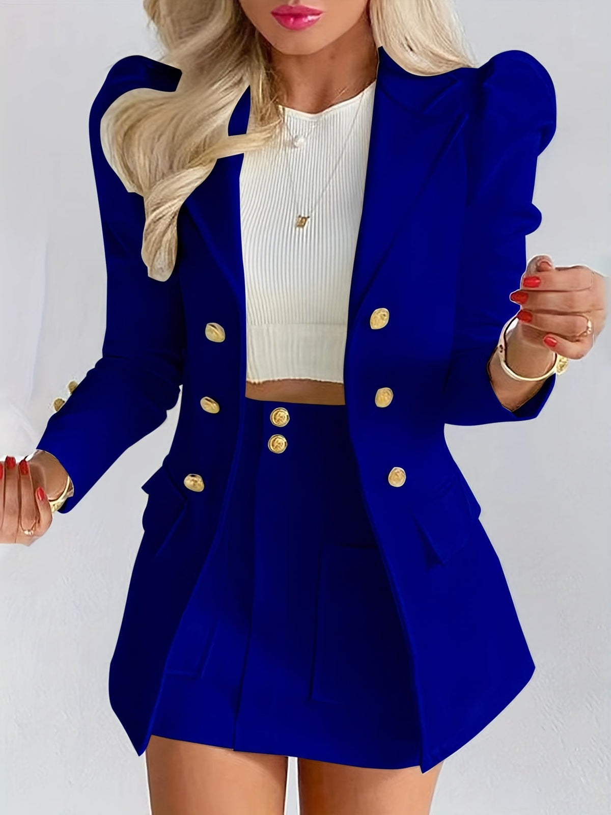 Emily Elegant Tailored Two-Piece Set for Women
