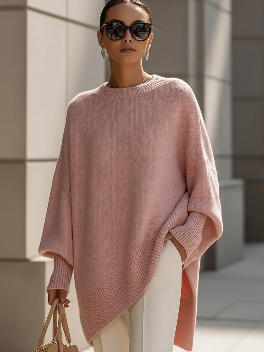 Allison Relaxed Oversized Wool Blend Sweater for Women