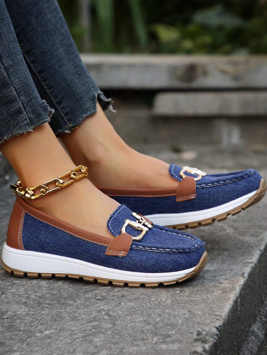 Sheila Wide Fit Orthopedic Loafers with Non-Slip Sole