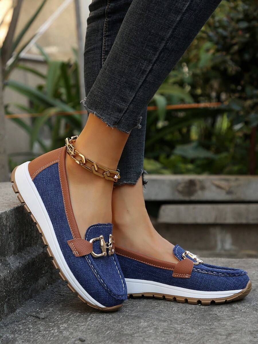 Sheila Wide Fit Orthopedic Loafers with Non-Slip Sole