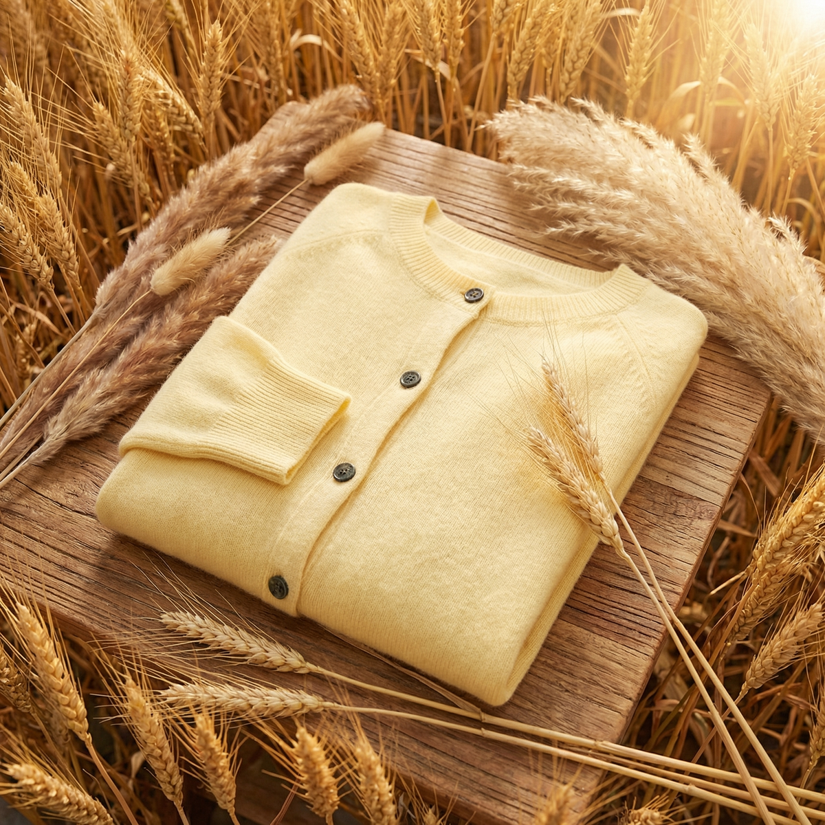 Abigail Classic Merino Wool Cardigan for Women