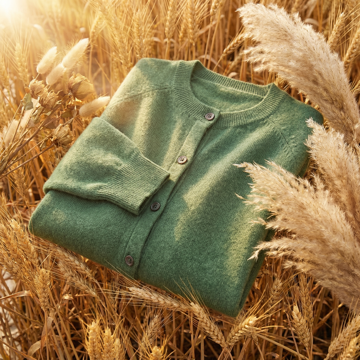 Abigail Classic Merino Wool Cardigan for Women