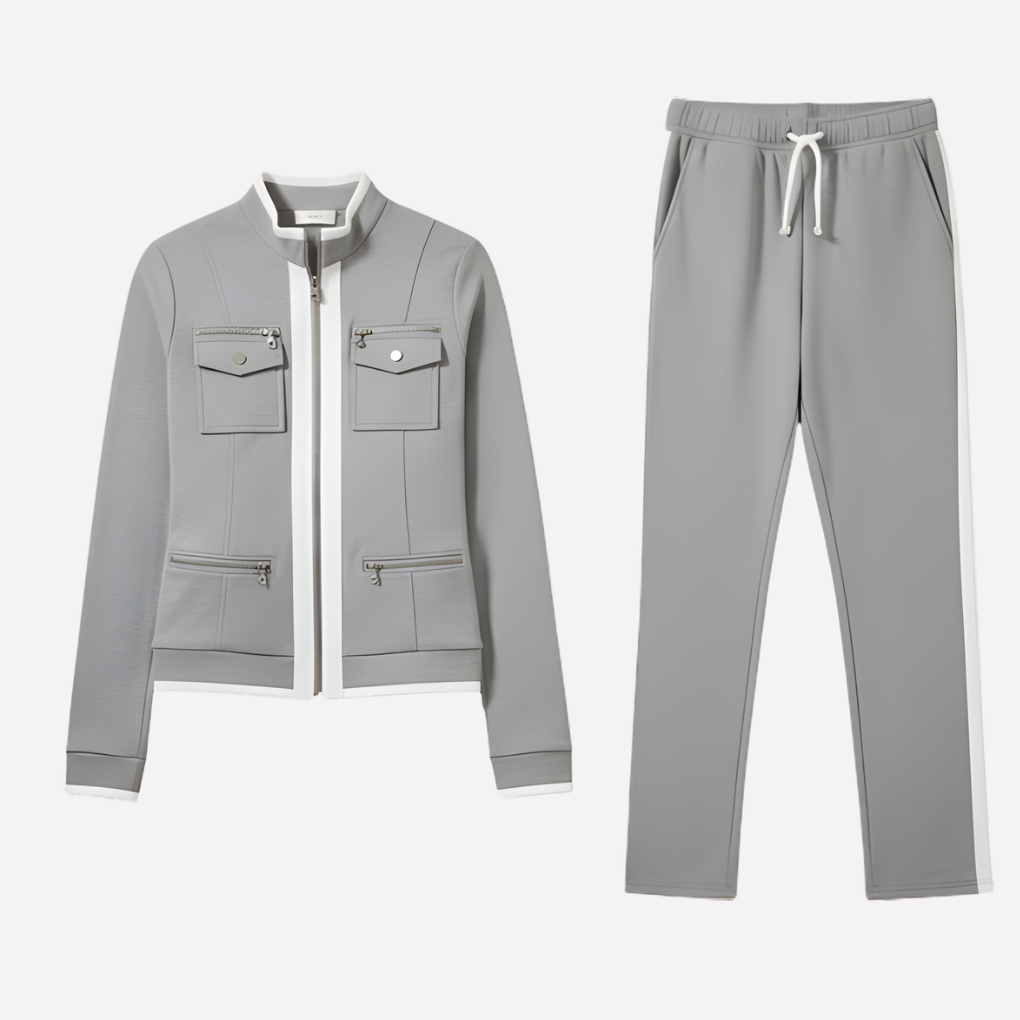 Sydney Relaxed Zip Jacket and Pant Set for Women