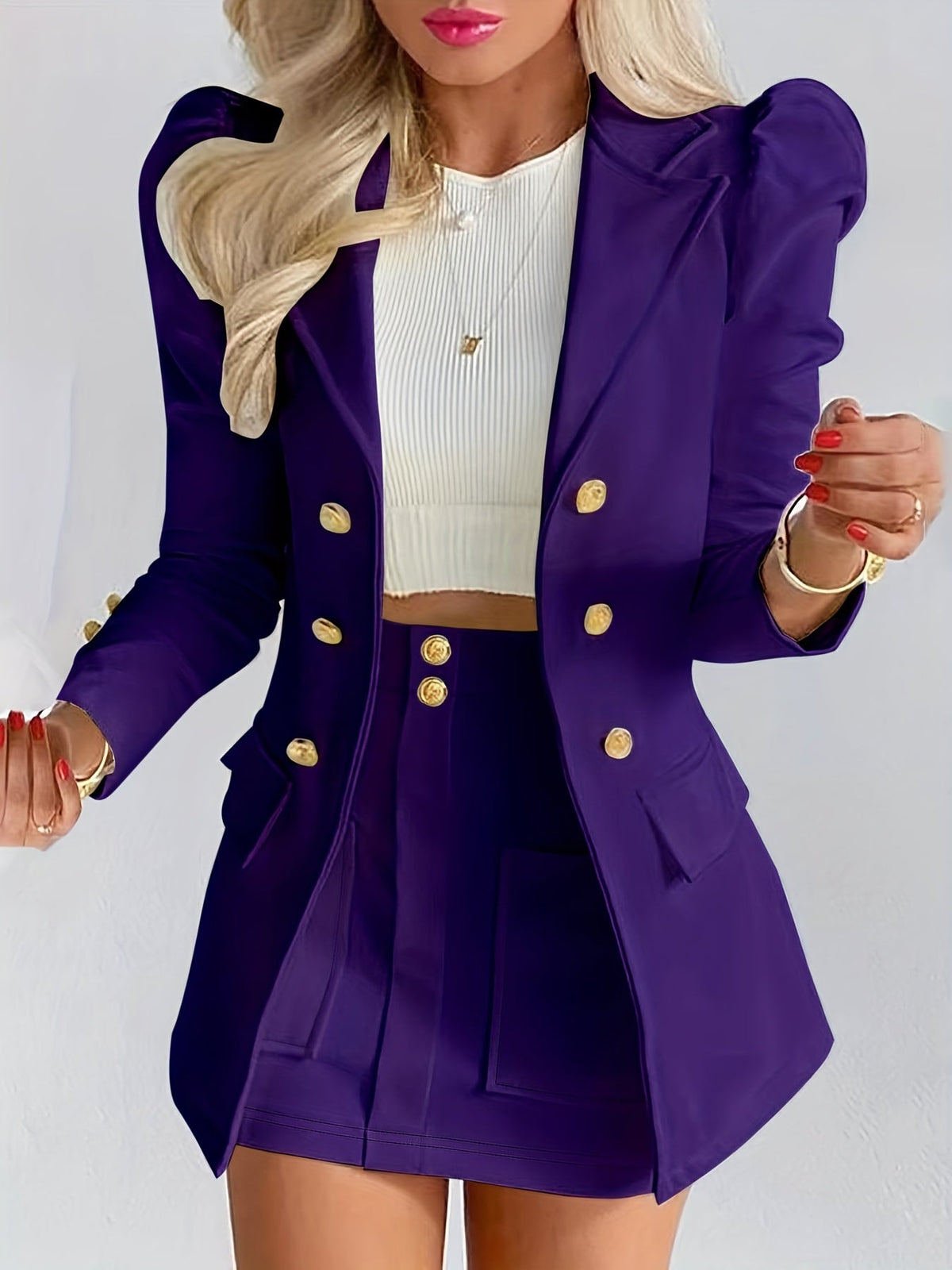 Emily Elegant Tailored Two-Piece Set for Women