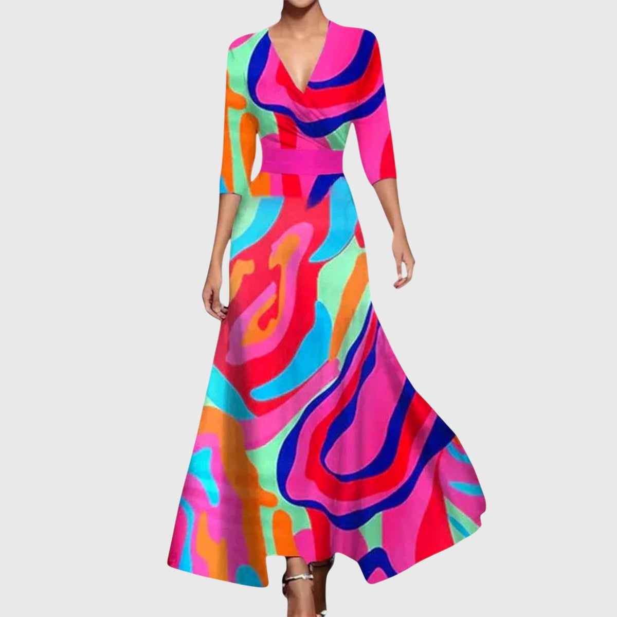 Charlotte Graceful Long Sleeve Fitted Dress for Women