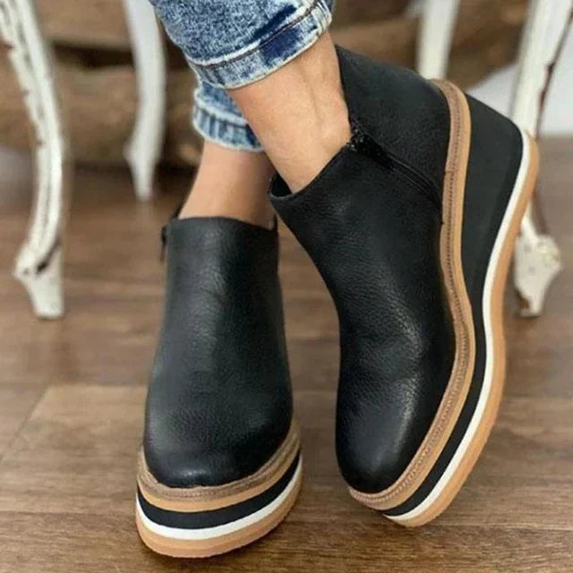 Ashley Elegant Women's Waterproof Ankle Boots