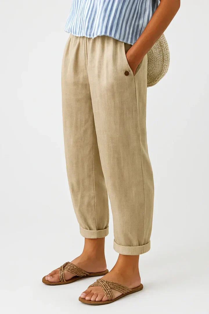 Faith Relaxed Straight Leg Everyday Trousers
