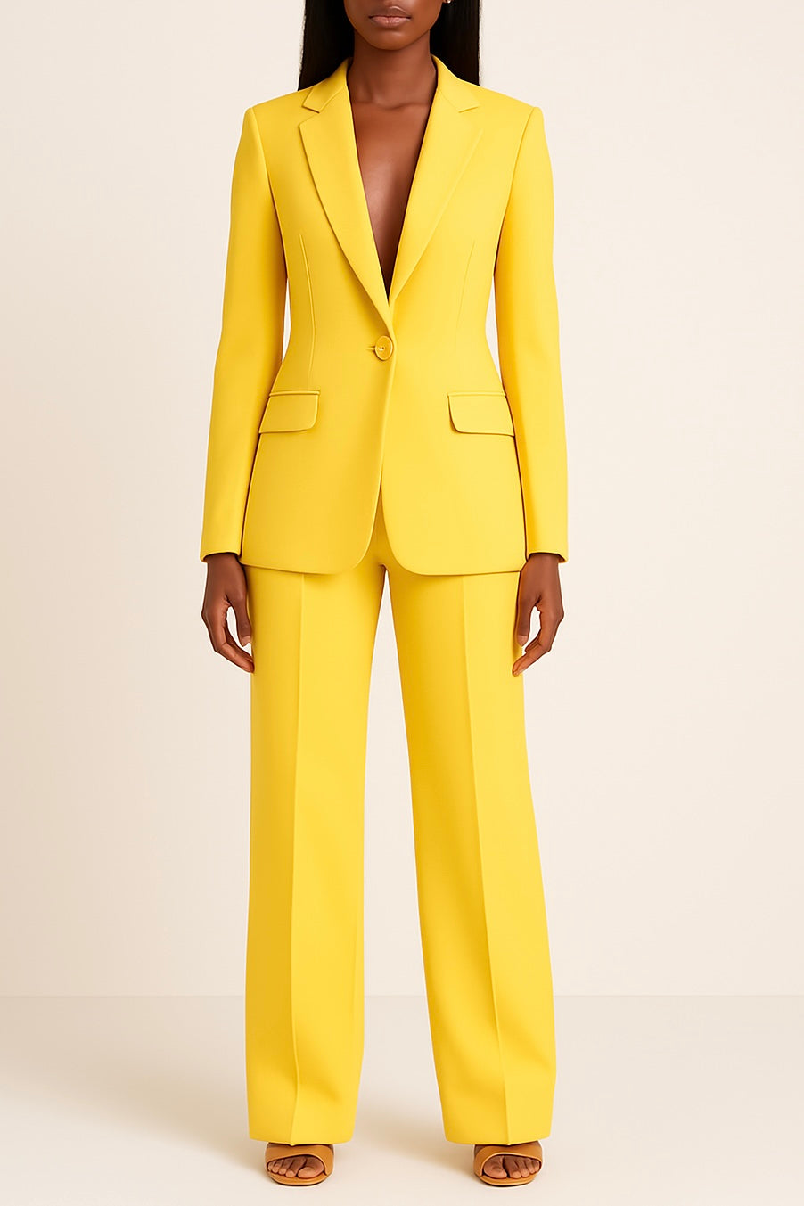 Wilma Classic Long Blazer Suit Set for Women