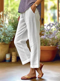 Tracy Effortless Tapered Cropped Cuffed Pants