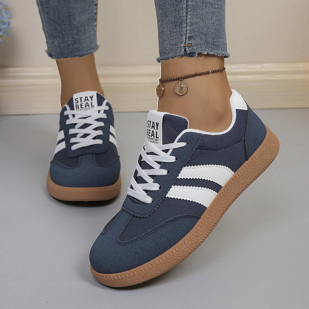 Deborah Classic Comfort Court Sneakers for Women