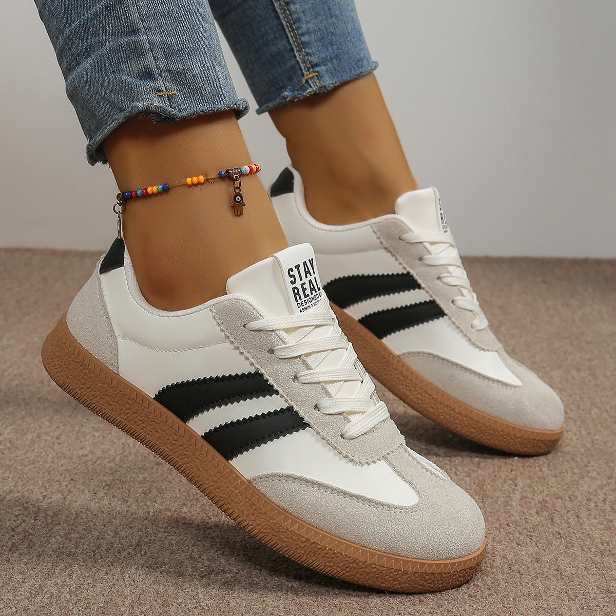 Deborah Classic Comfort Court Sneakers for Women
