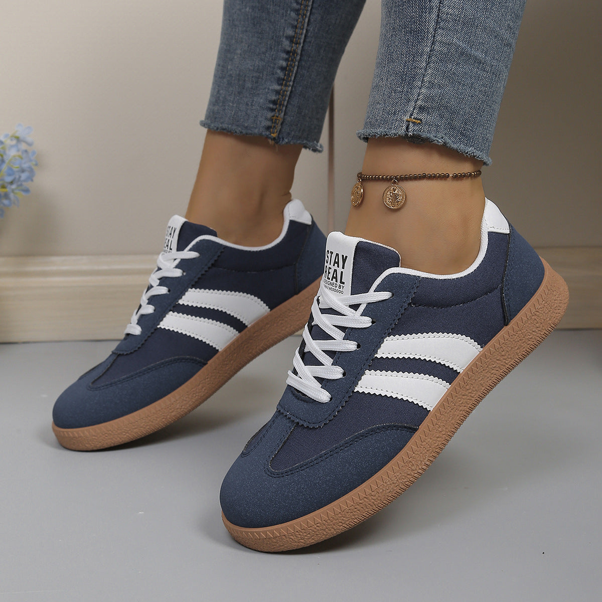 Deborah Classic Comfort Court Sneakers for Women