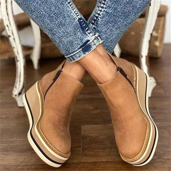 Ashley Elegant Women's Waterproof Ankle Boots