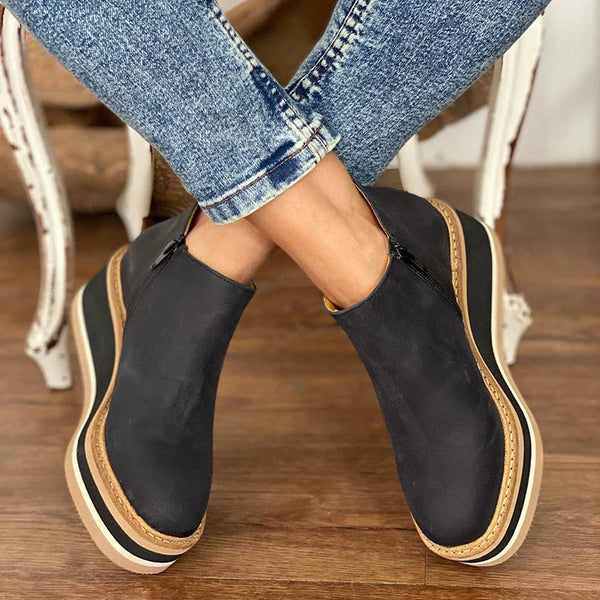 Ashley Elegant Women's Waterproof Ankle Boots