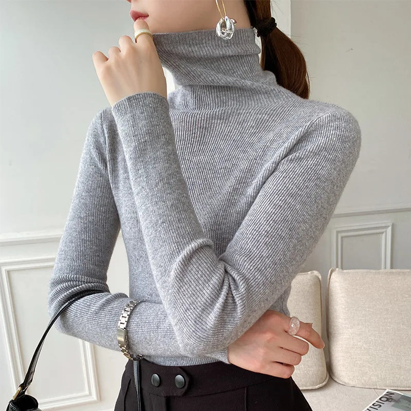 Hannah Soft Cashmere Turtleneck Sweater for Women