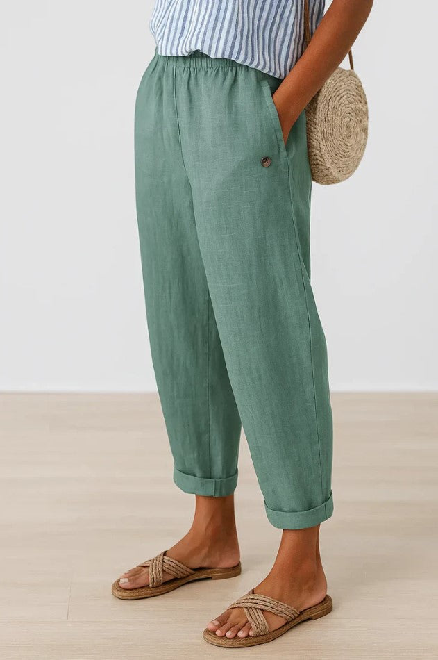 Faith Relaxed Straight Leg Everyday Trousers