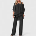 Felicia Elegant Wide Leg Pant Set for Women