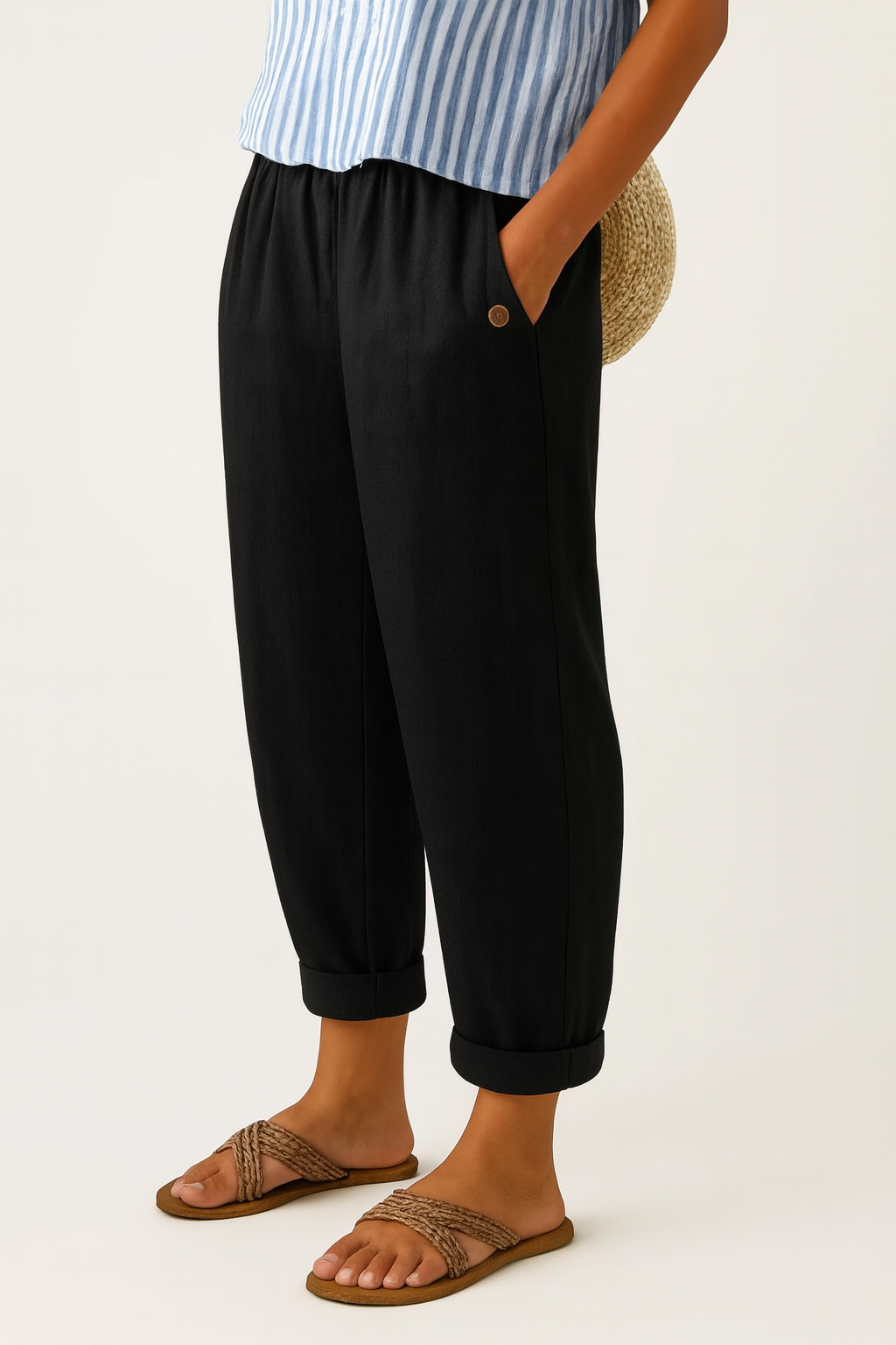 Faith Relaxed Straight Leg Everyday Trousers
