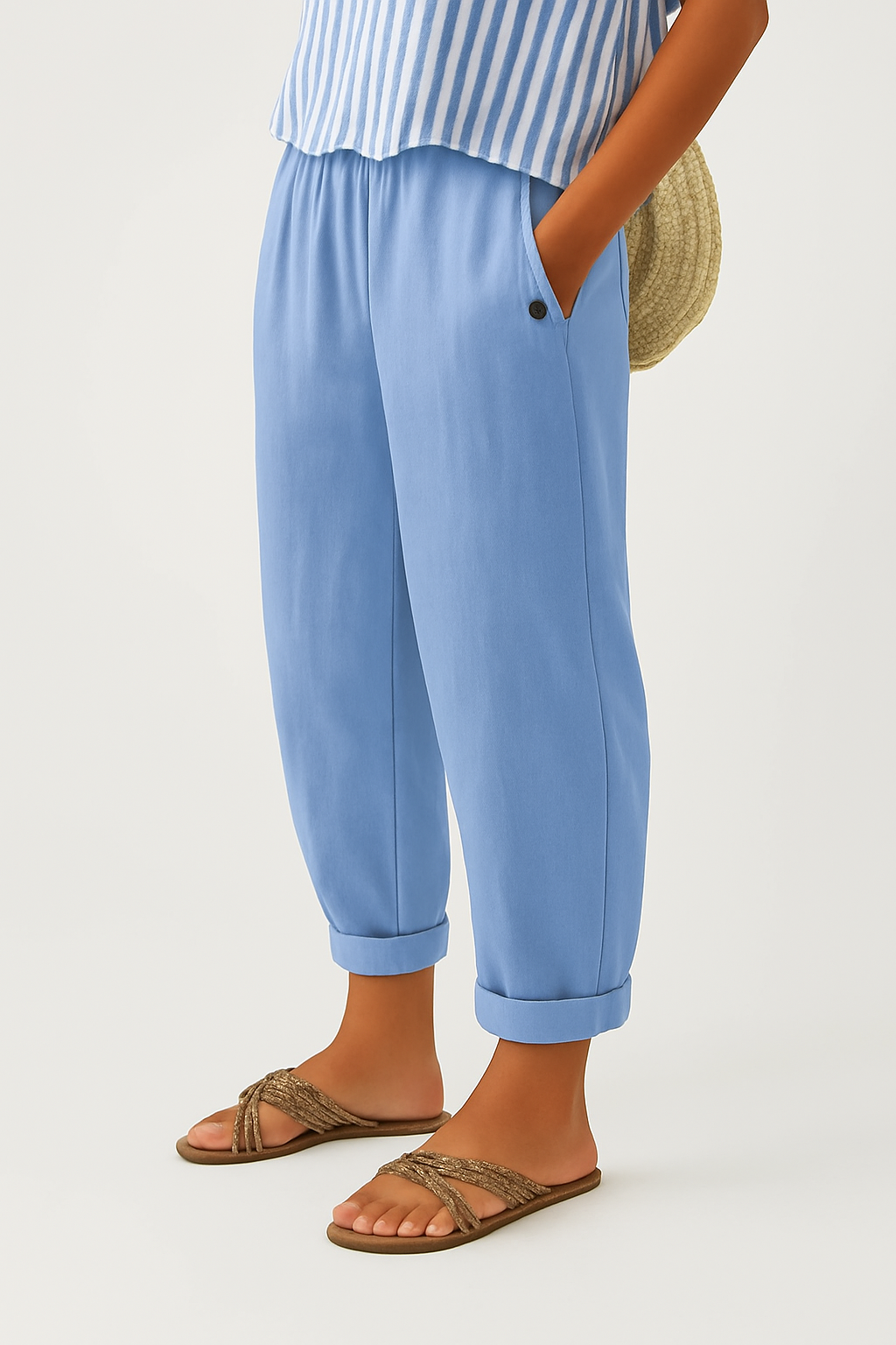 Faith Relaxed Straight Leg Everyday Trousers