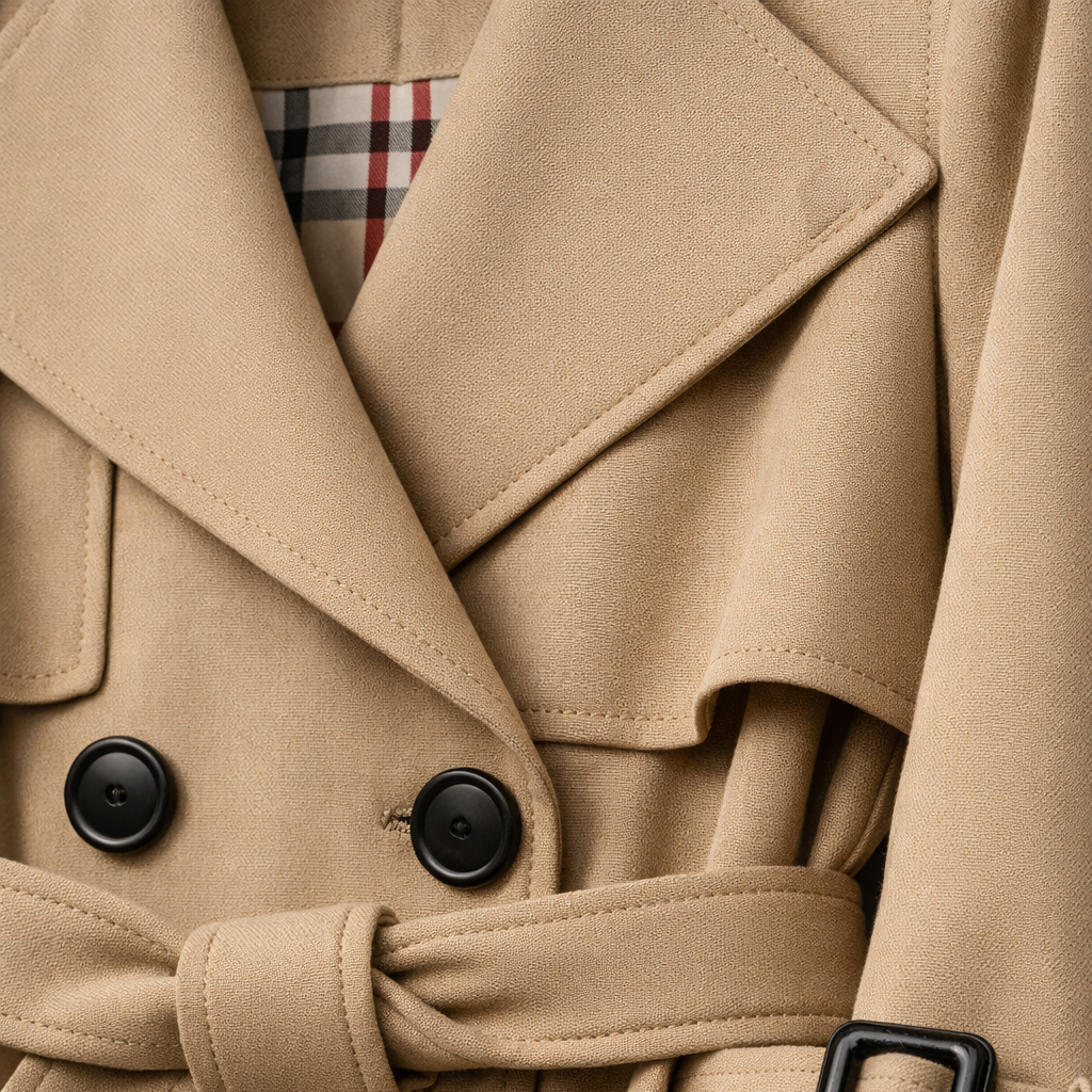 Lucy Timeless Women's Belted Long Trench Coat