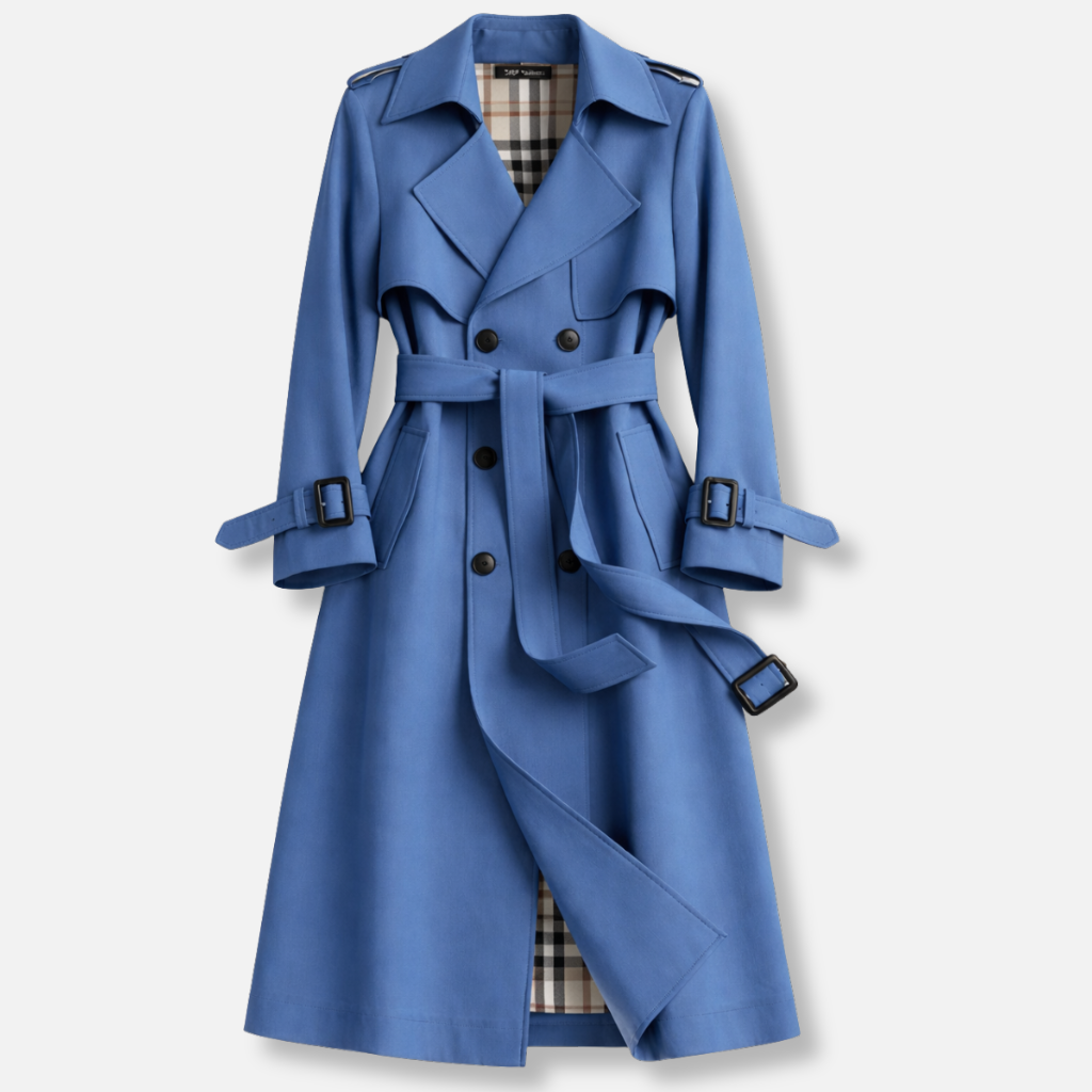 Lucy Timeless Women's Belted Long Trench Coat