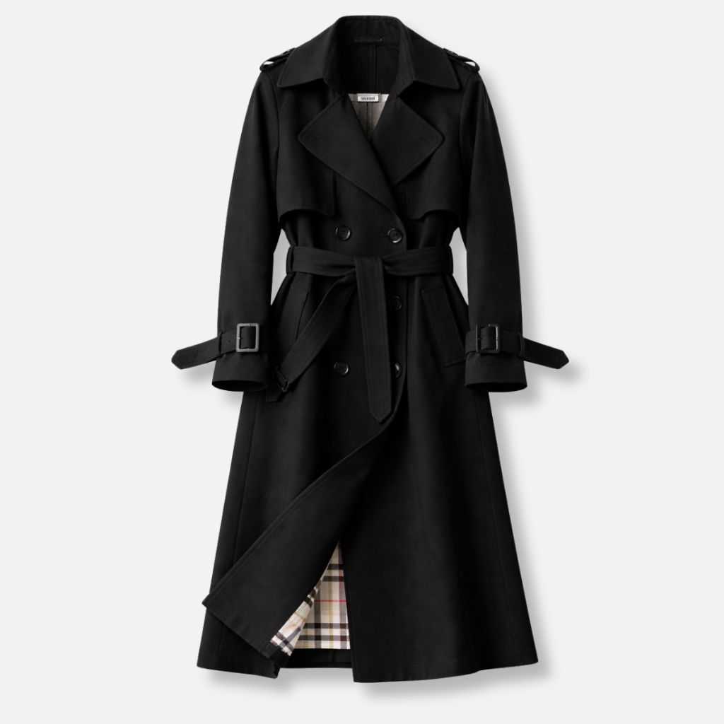 Lucy Timeless Women's Belted Long Trench Coat