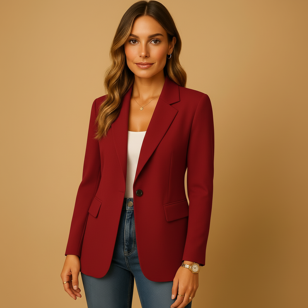Laura Timeless Tailored Single Breasted Blazer for Women