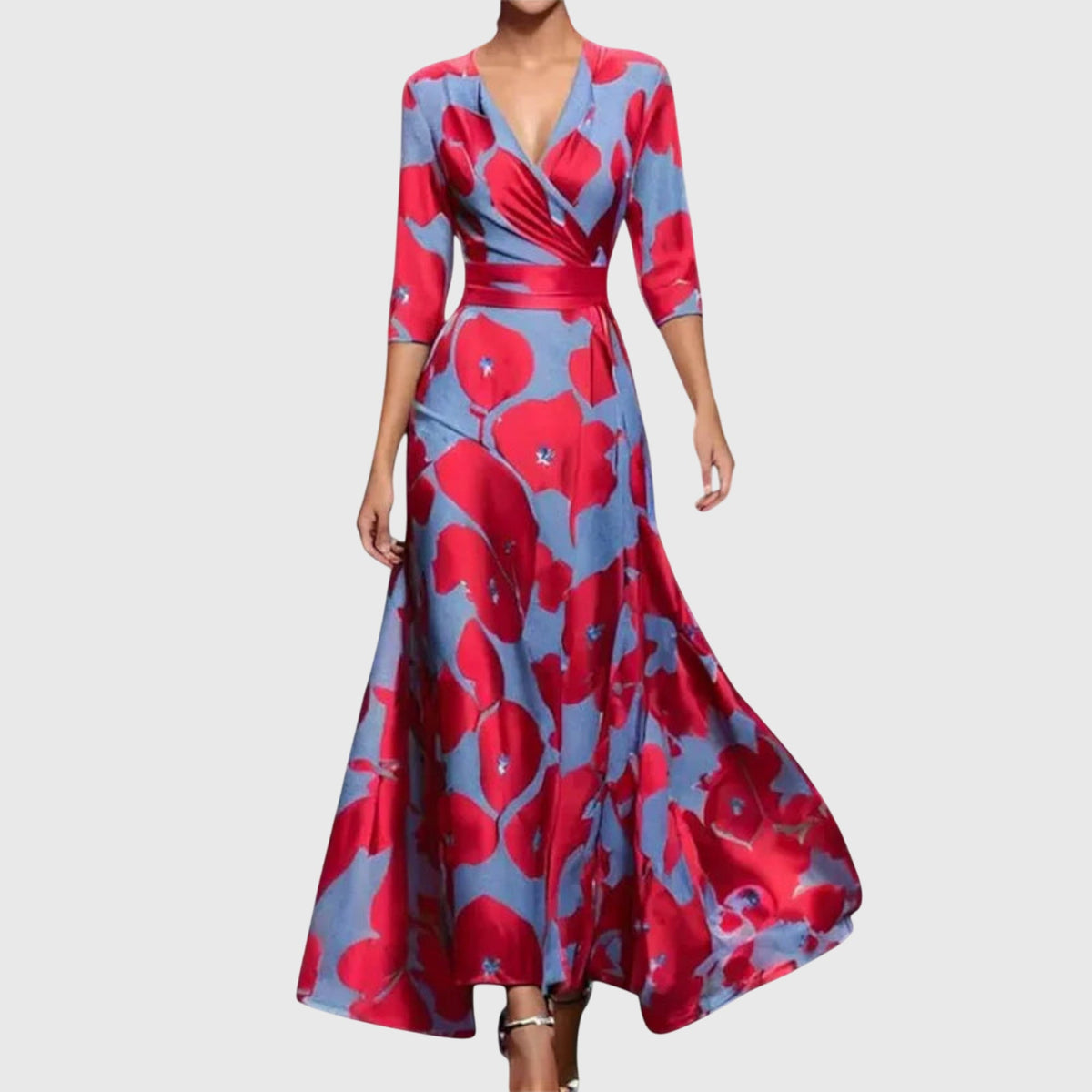 Charlotte Graceful Long Sleeve Fitted Dress for Women