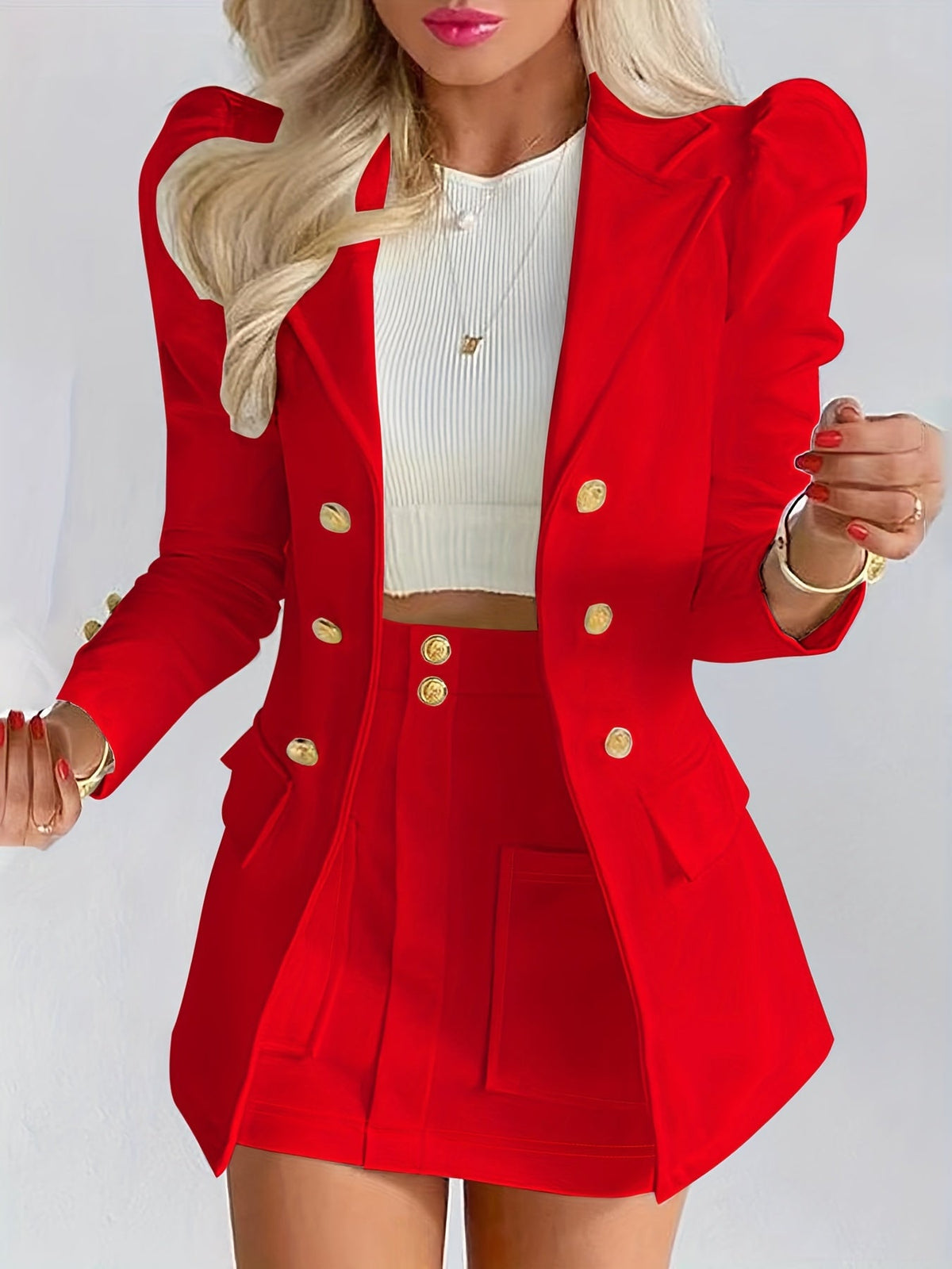 Emily Elegant Tailored Two-Piece Set for Women