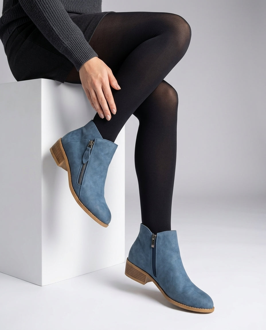 Zoe Timeless Women's Block Heel Ankle Boots