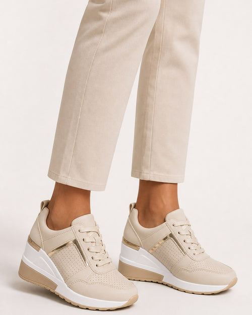 Cassie Effortless Lace-Up Walking Sneakers