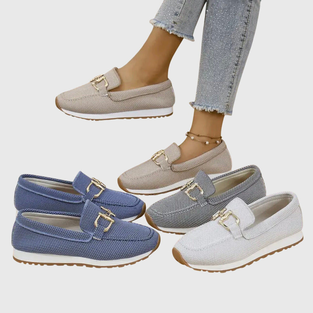 Janet Elegant Orthopedic Horsebit Loafers for Women