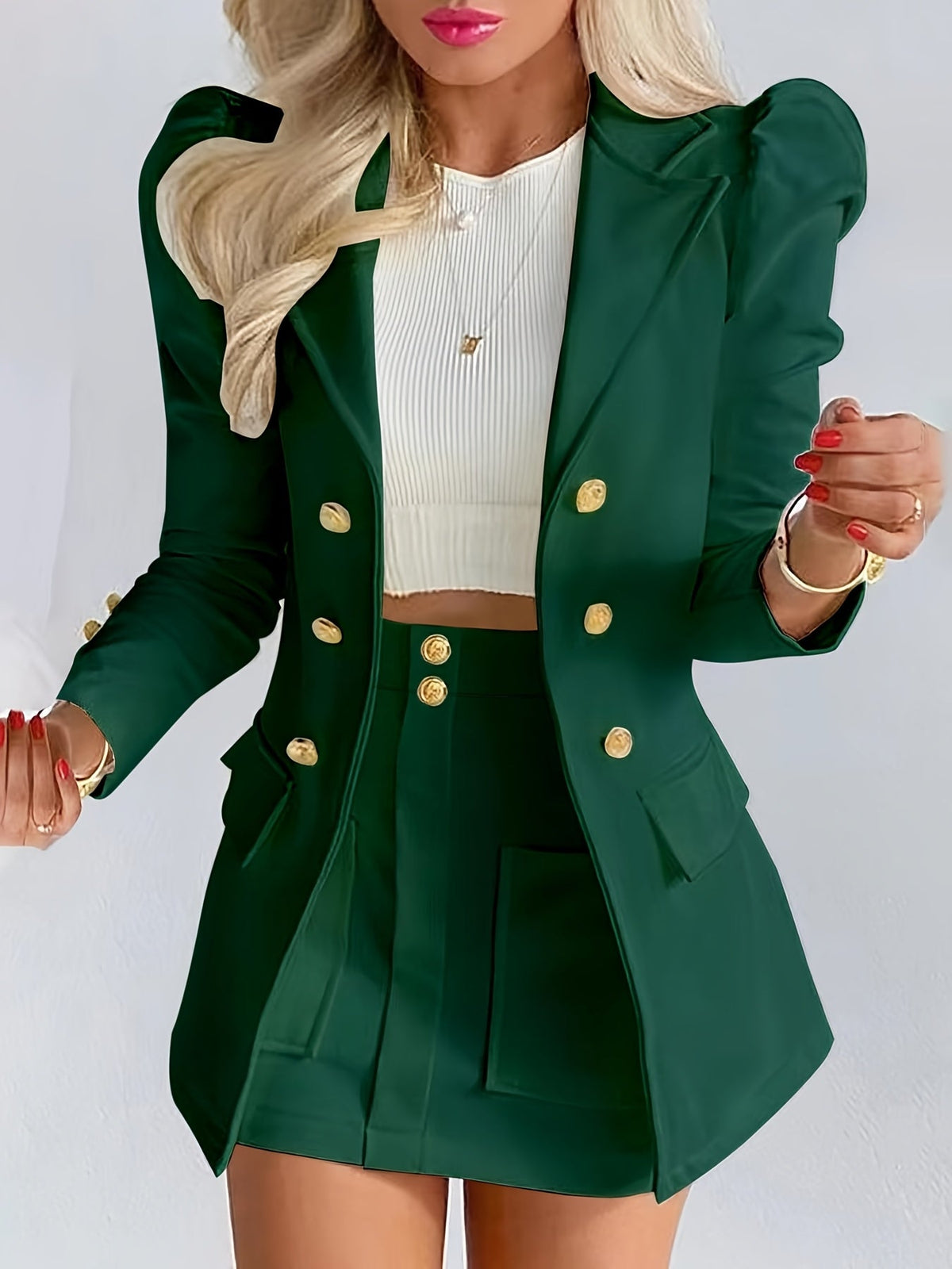 Emily Elegant Tailored Two-Piece Set for Women