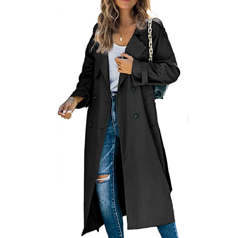 Jessica Timeless Women's Long Trench Coat