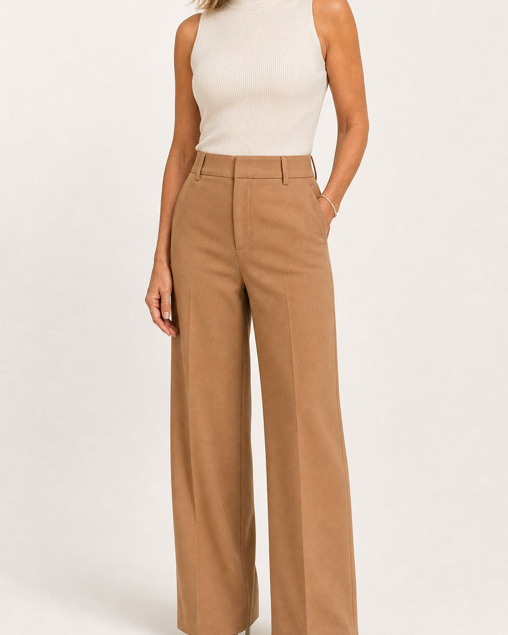 Erin Timeless High Waisted Wide Leg Trousers