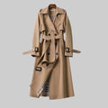 Joan Classic Double Breasted Belted Trench Coat for Women