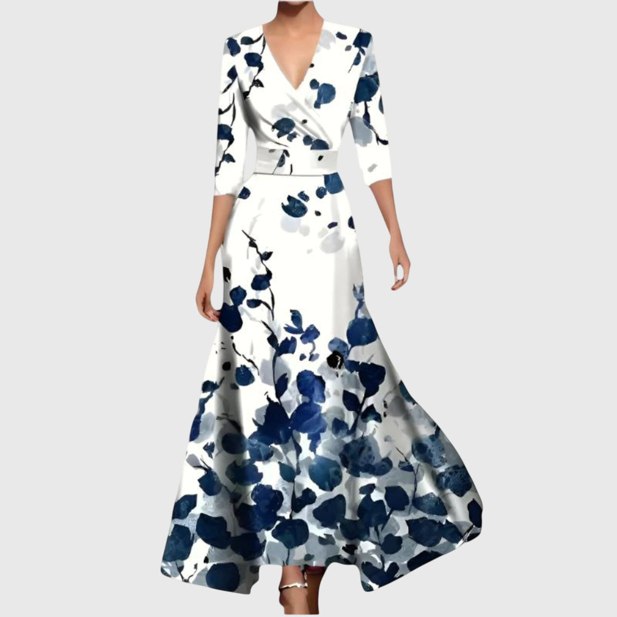 Charlotte Graceful Long Sleeve Fitted Dress for Women