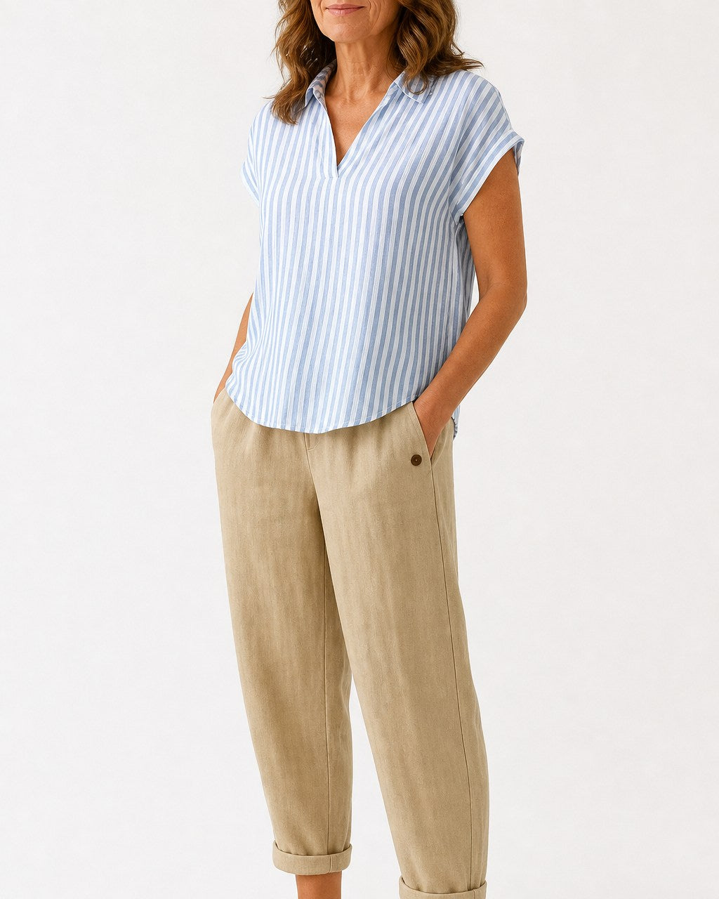 Faith Relaxed Straight Leg Everyday Trousers
