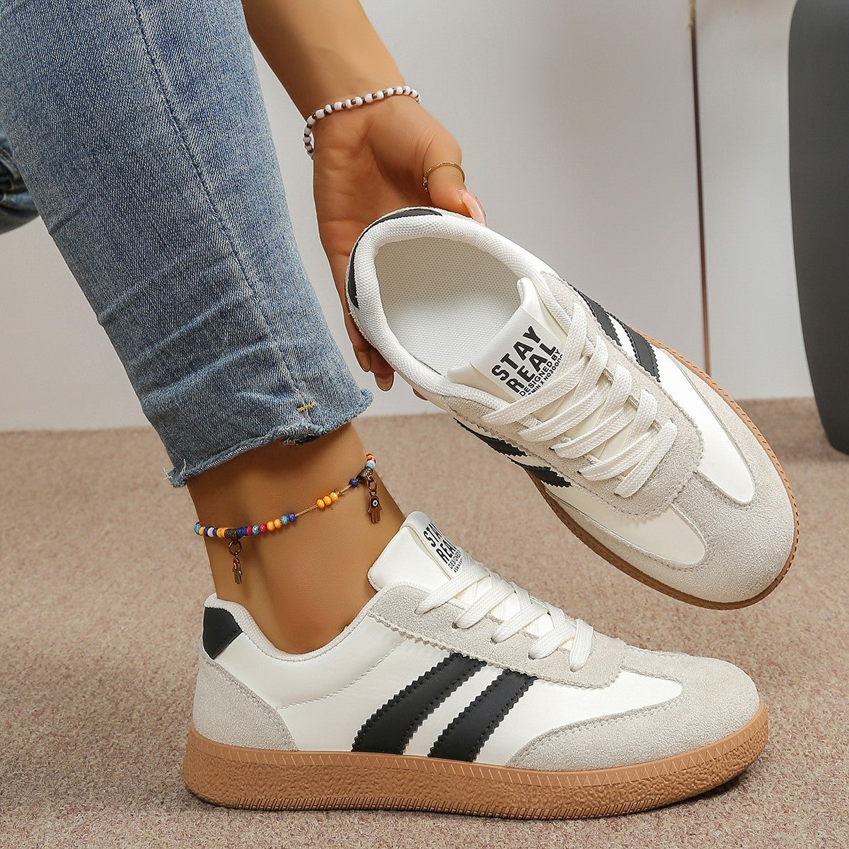 Caroline Relaxed Cushioned Everyday Sneakers