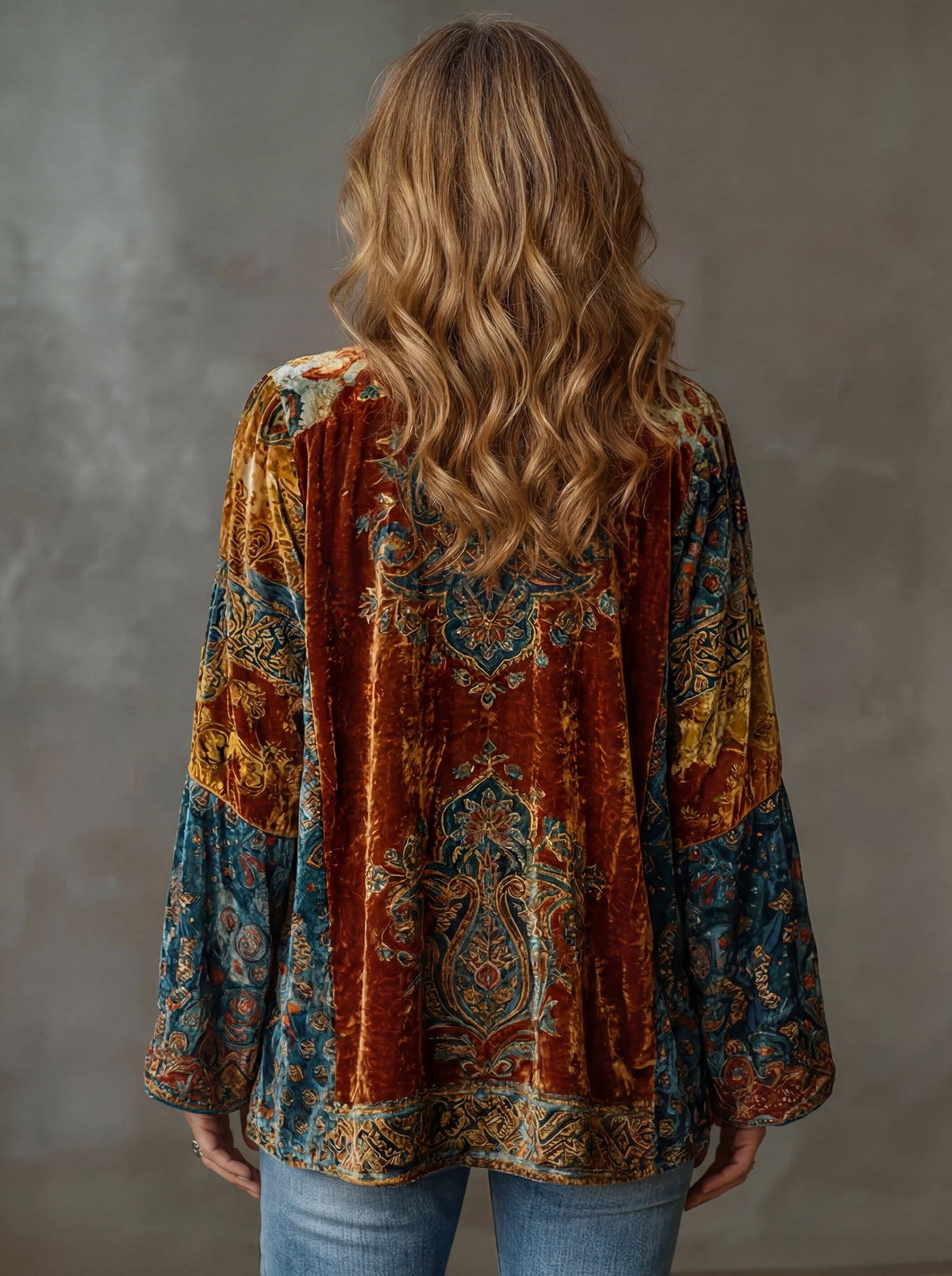 Grace Stylish Open Front Bohemian Cardigan for Women