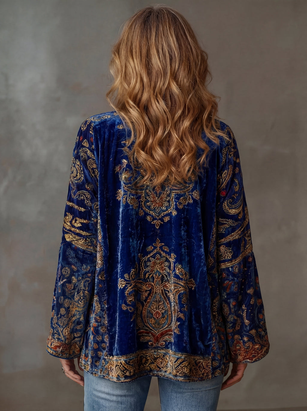 Grace Stylish Open Front Bohemian Cardigan for Women