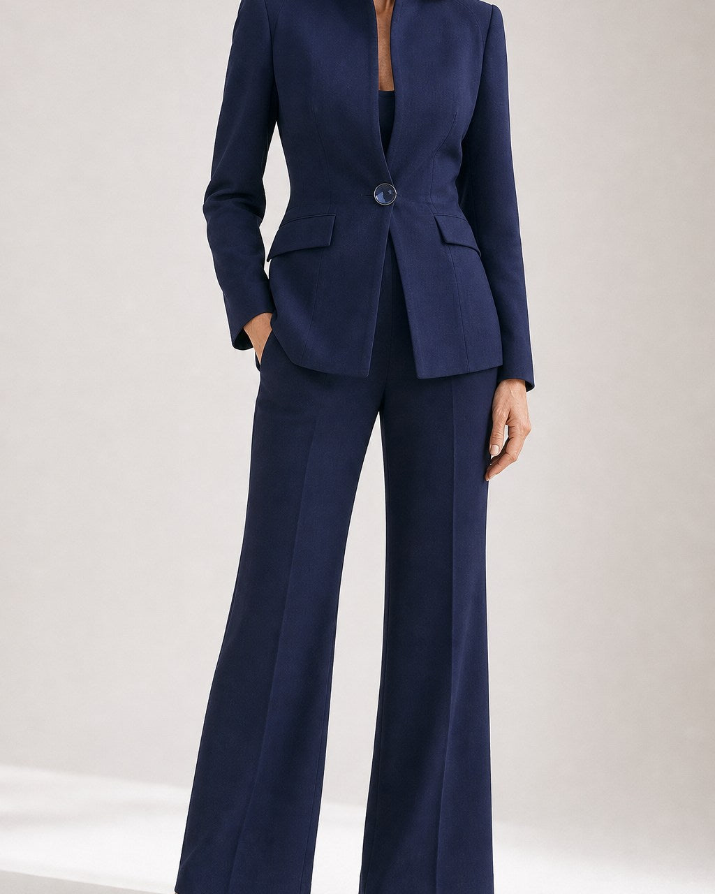 Maggie Elegant Women's Blazer and Pants Suit Set