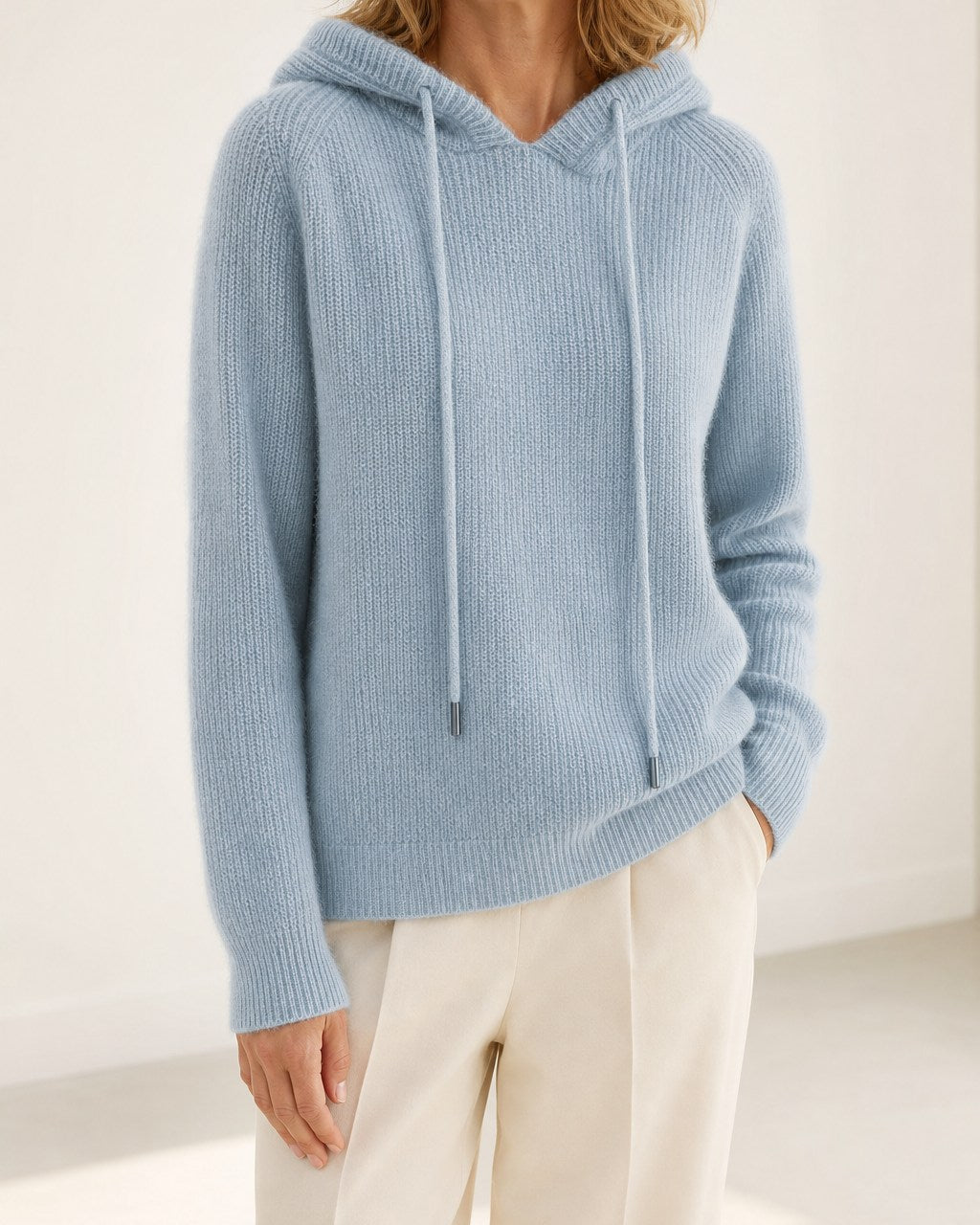 Samantha Soft Cashmere Blend Hoodie for Women