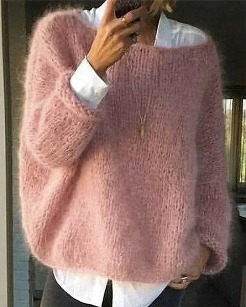 Caroline Cozy Mohair Oversized Sweater for Women