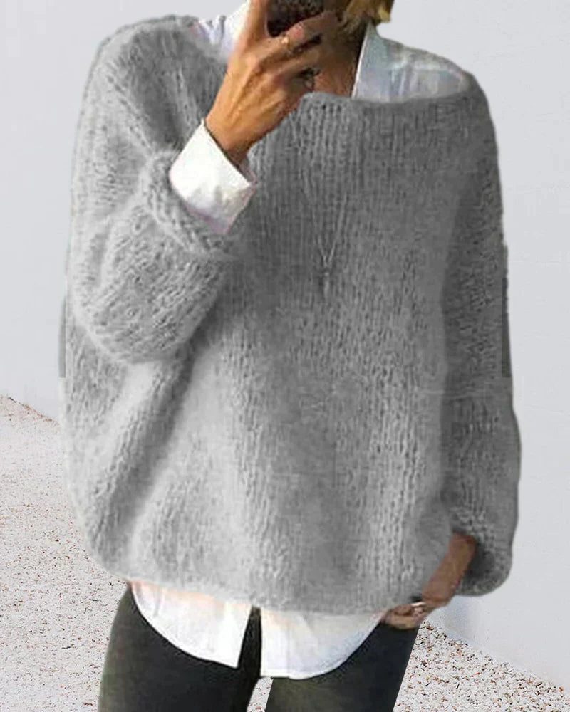 Caroline Cozy Mohair Oversized Sweater for Women