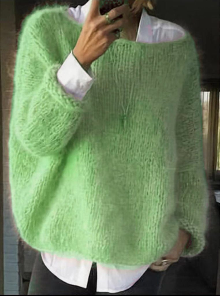 Caroline Cozy Mohair Oversized Sweater for Women