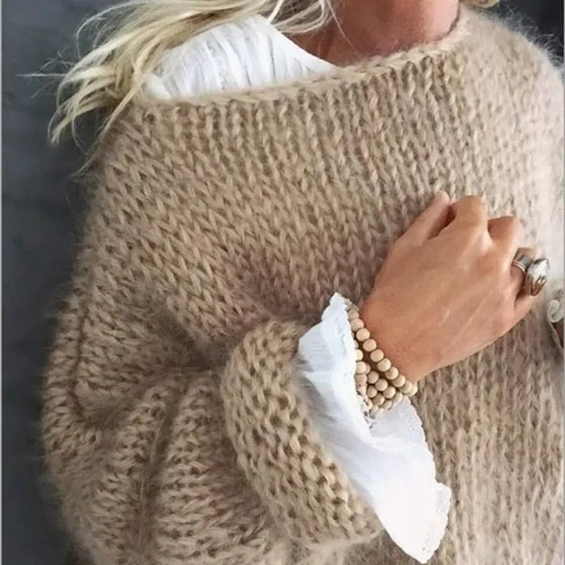 Caroline Cozy Mohair Oversized Sweater for Women