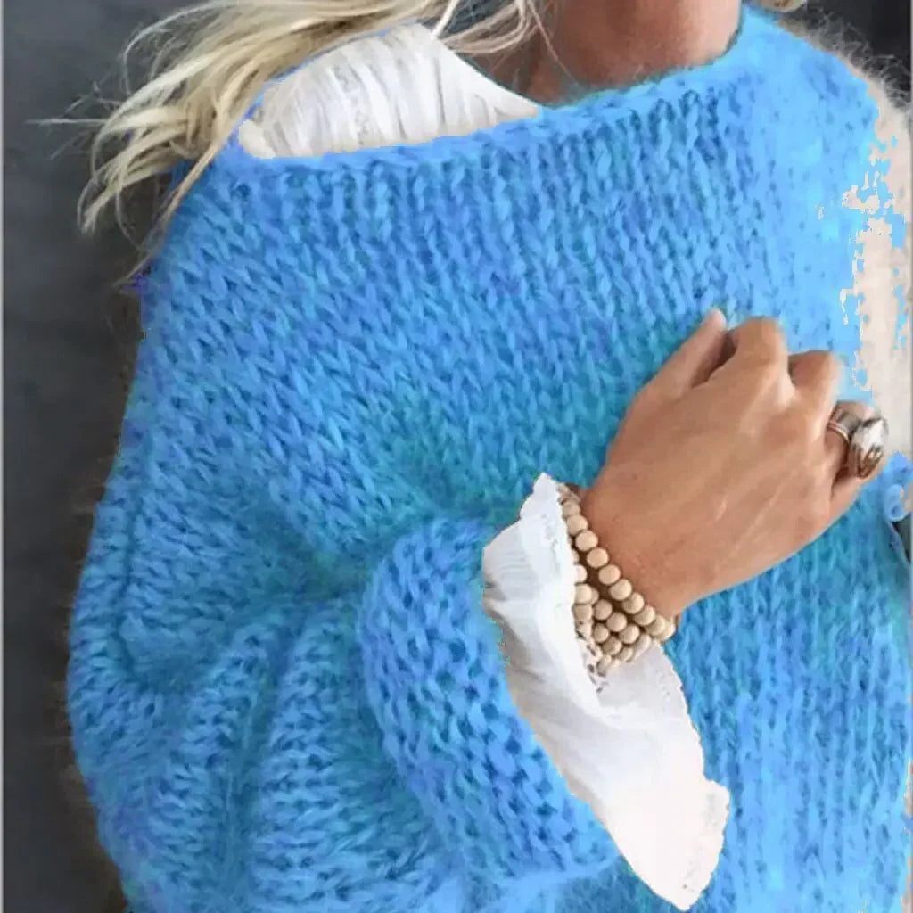 Caroline Cozy Mohair Oversized Sweater for Women