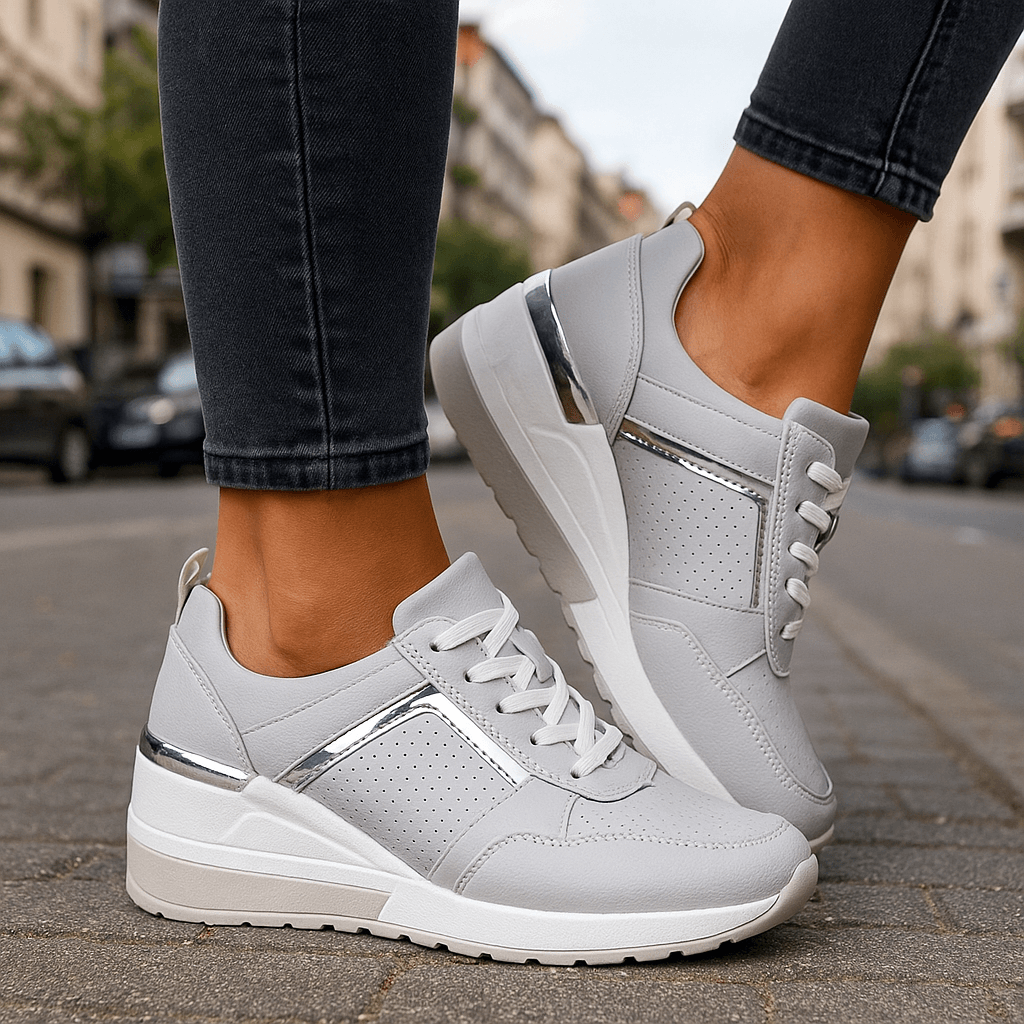 Cassie Effortless Lace-Up Walking Sneakers