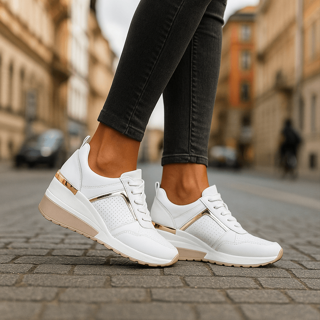 Cassie Effortless Lace-Up Walking Sneakers